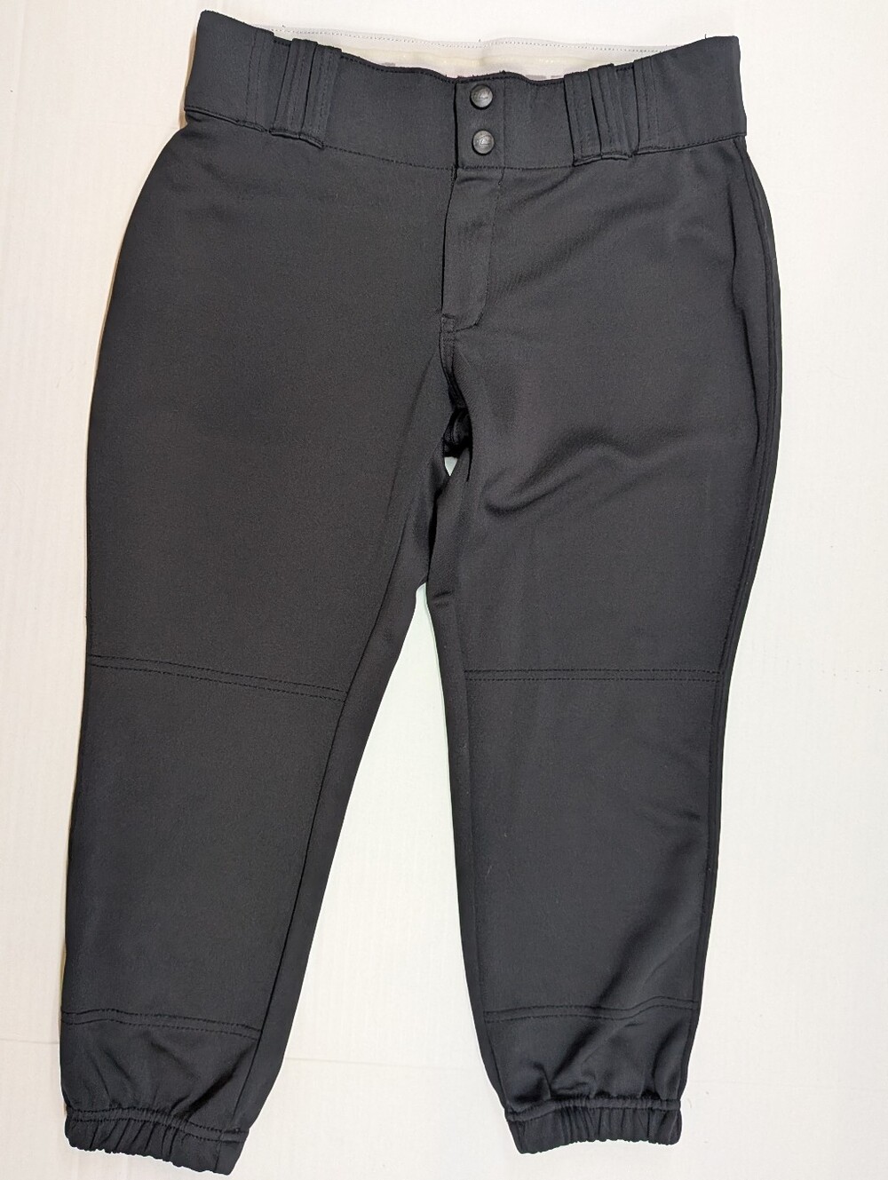 Champro Women's Black Cropped Softball Pants medium